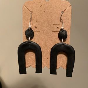 Handmade clay earrings!